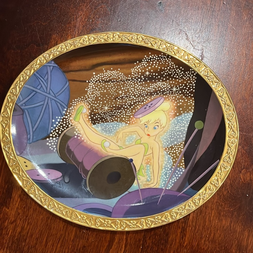 Disney pixie  limited edition number 333 collectible plate